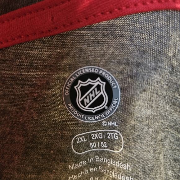 Carolina Hurricanes NHL canes- playoff hockey, Red/grey/white/black, Mens 2XL - Picture 7 of 8